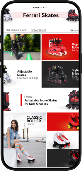 Ferrari Skates storefront