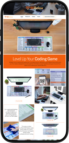 Coding game storefront